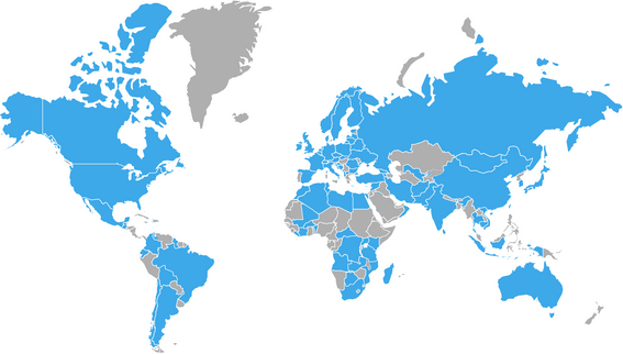 world map